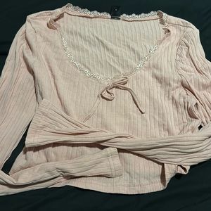 Pink long sleeve shirt